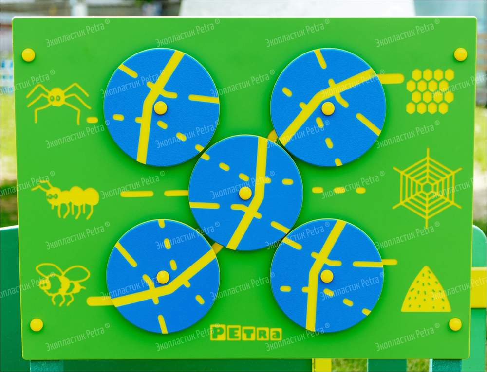 Уличный игровой развивающий модуль Тропа насекомых