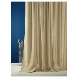 IKEA TRYSTÄVMAL  (ИКЕА ТРЙСТÄВМАЛ)  -  Штора, 2 шт, на ленте/бежево-белая, 145x300 см