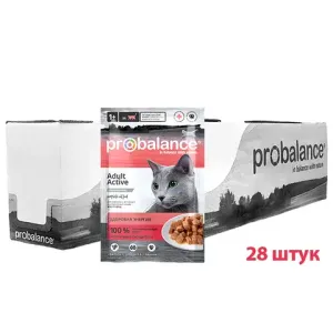 Пауч ProBalance Active для кошек, ведущих активный образ жизни