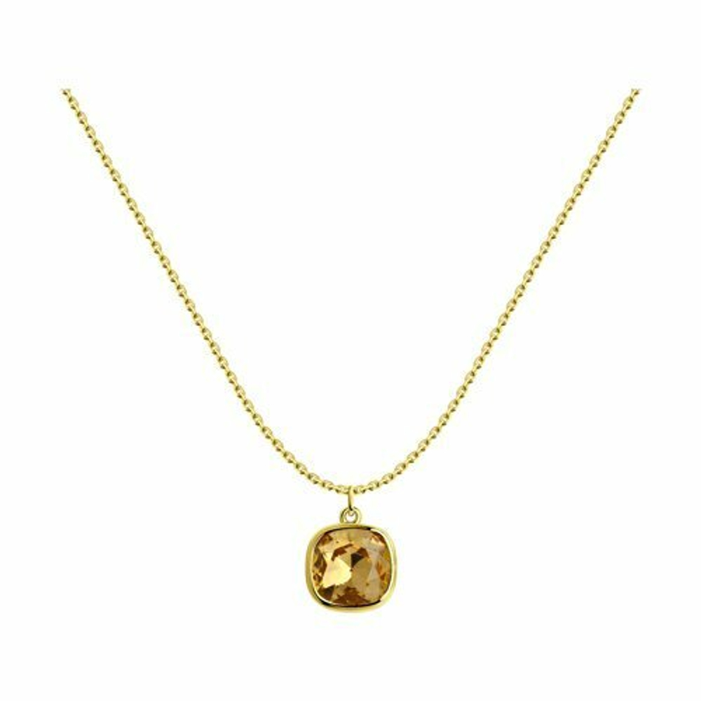 Колье из серебра с кристаллом Swarovski