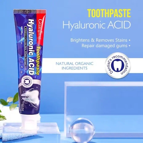 Зубная паста с гиалуроновой кислотой забота о деснах и зубах GuanJing Hyaluronic Acid ToothPaste, 100г