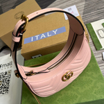 Gucci GG Marmont Half-Moon-Shaped Bag