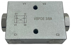 Гидрозамок двухсторонний VRDL/L-G3/8