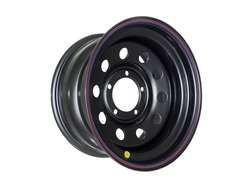 Диск усиленный УАЗ стальной черный 5x139,7 8xR16 d110 ET-19 1680-53910BL-19