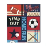 Коврик интерьерный 140cм х 200cм рисунок "СПОРТ" обработанный край, антискользящее покрытие