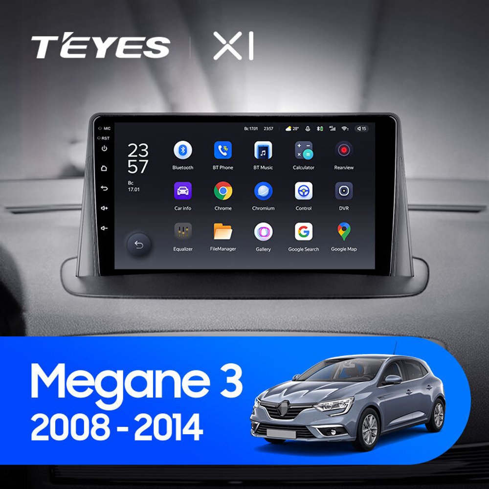 Teyes X1 9" для Renault Megane 2008-2014