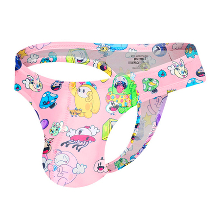 Мужские трусы стринги розовые PUMP! MP2993-22