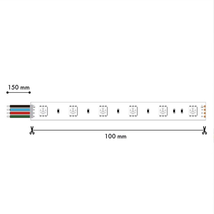 Светодиодная лента Favourite 12W/m 60LED/m 5050SMD RGB 5M 2001-71220