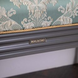 Банкетка Классика 2 Серый Каледония Минт