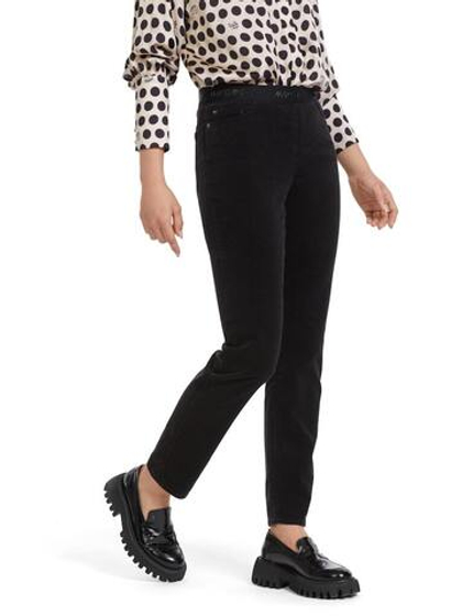 Marc Cain Брюки из микровельвета с эластичным поясом