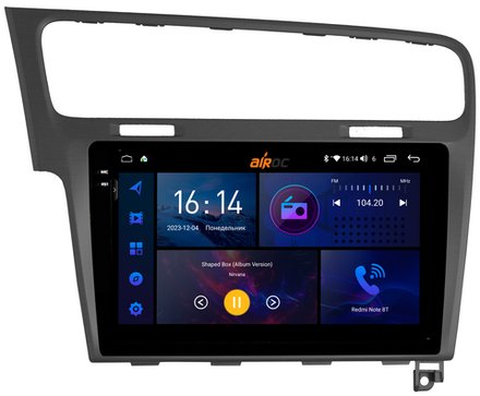 Магнитола для Volkswagen Golf 7 2012-2020 - AIROC 2K RI-3715 Android 12, QLed+2K, ТОП процессор, 8/128Гб, CarPlay, SIM-слот