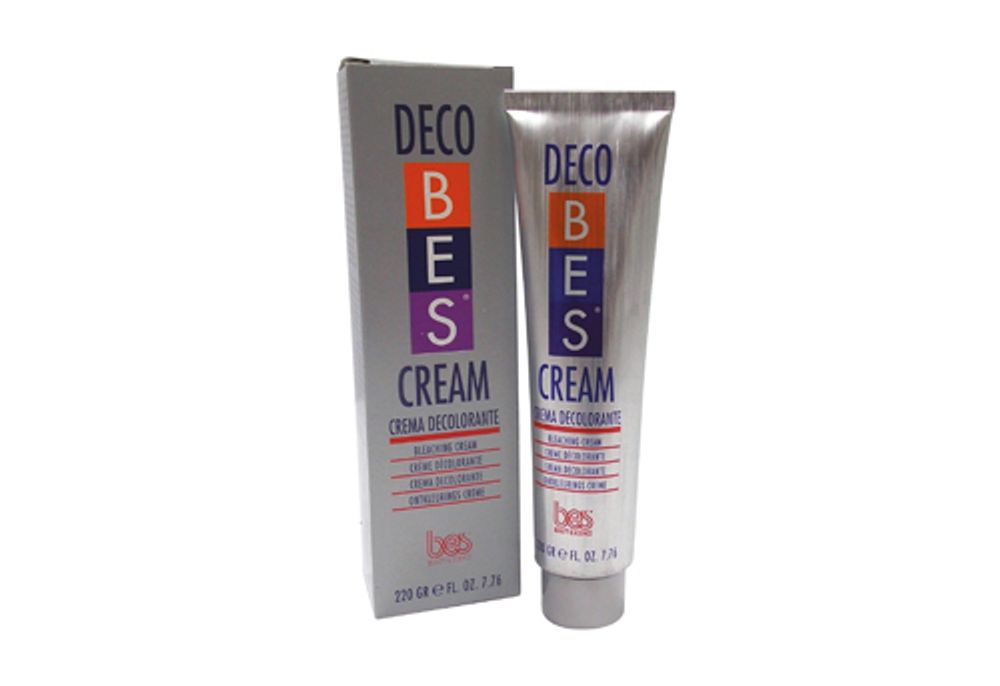 Крем для волос обесцвечивающий «Decobes Cream», BES, 220 мл.