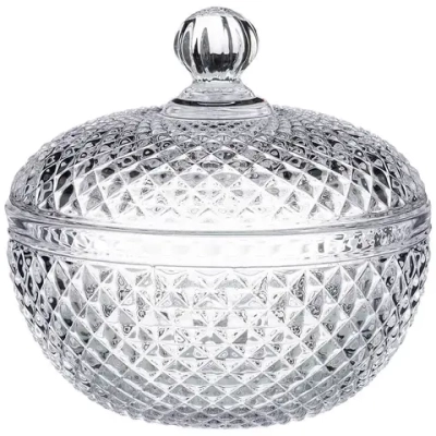 Сахарница с крышкой 320 мл. 12*12 см. высота=11 см. коллекция muza