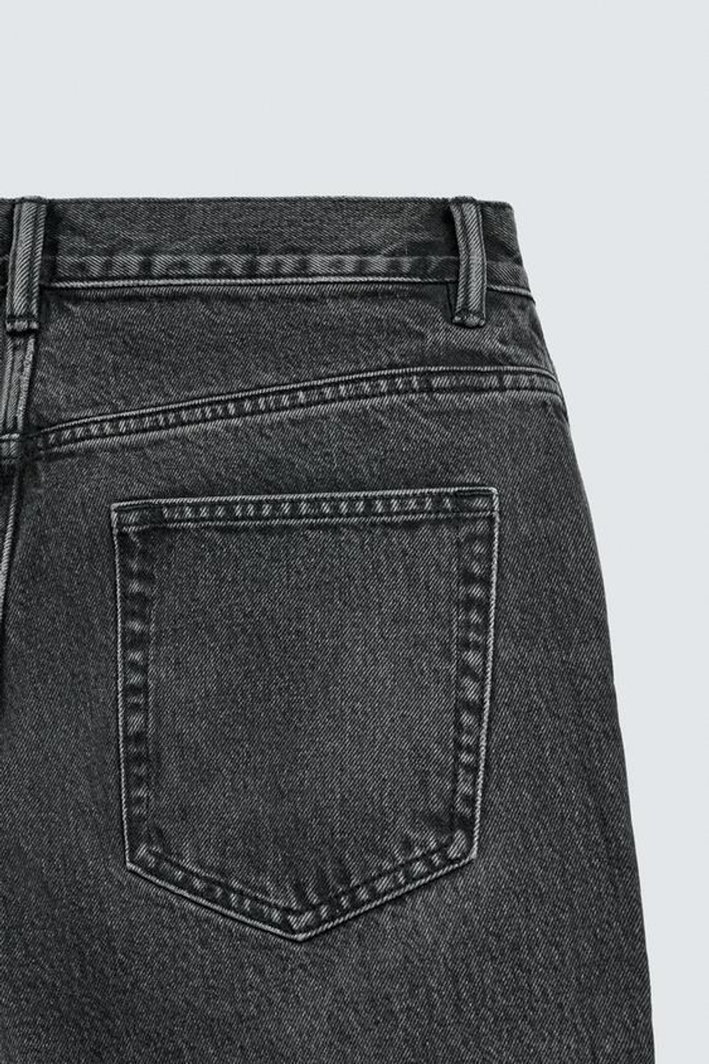 ZARA УКОРОЧЕННЫЕ ДЖИНСЫ SLIM FIT, УГОЛЬНЫЙ