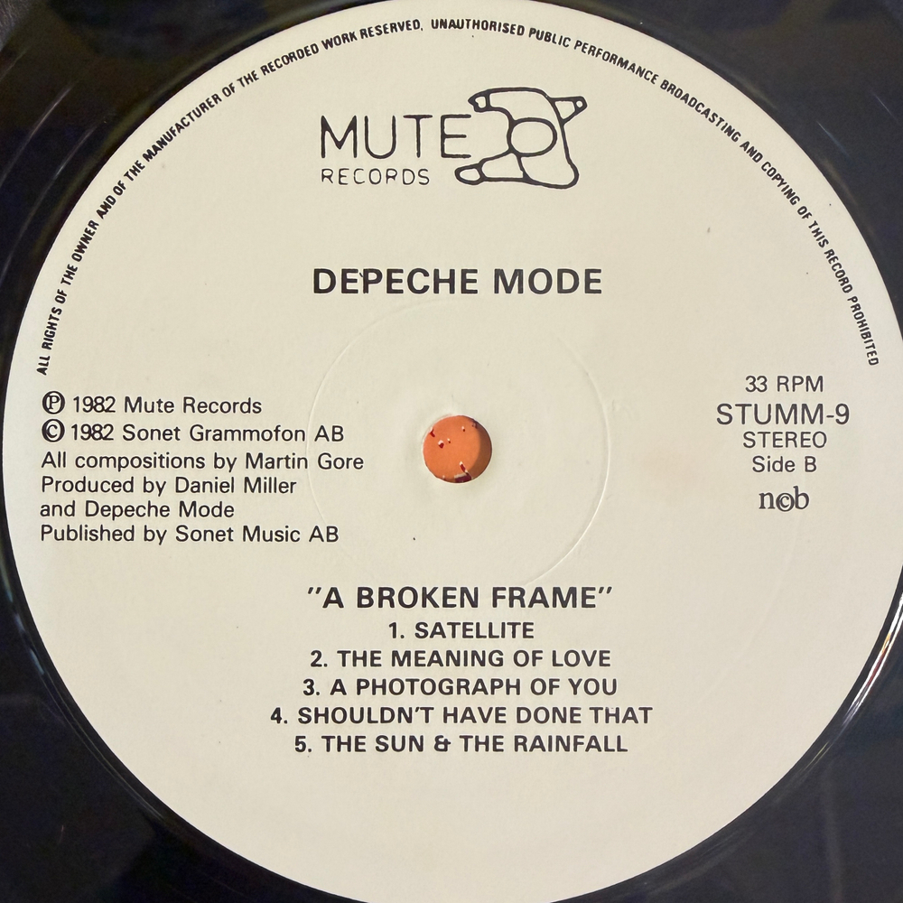 Depeche Mode - A Broken Frame (Скандинавия 1982г.)