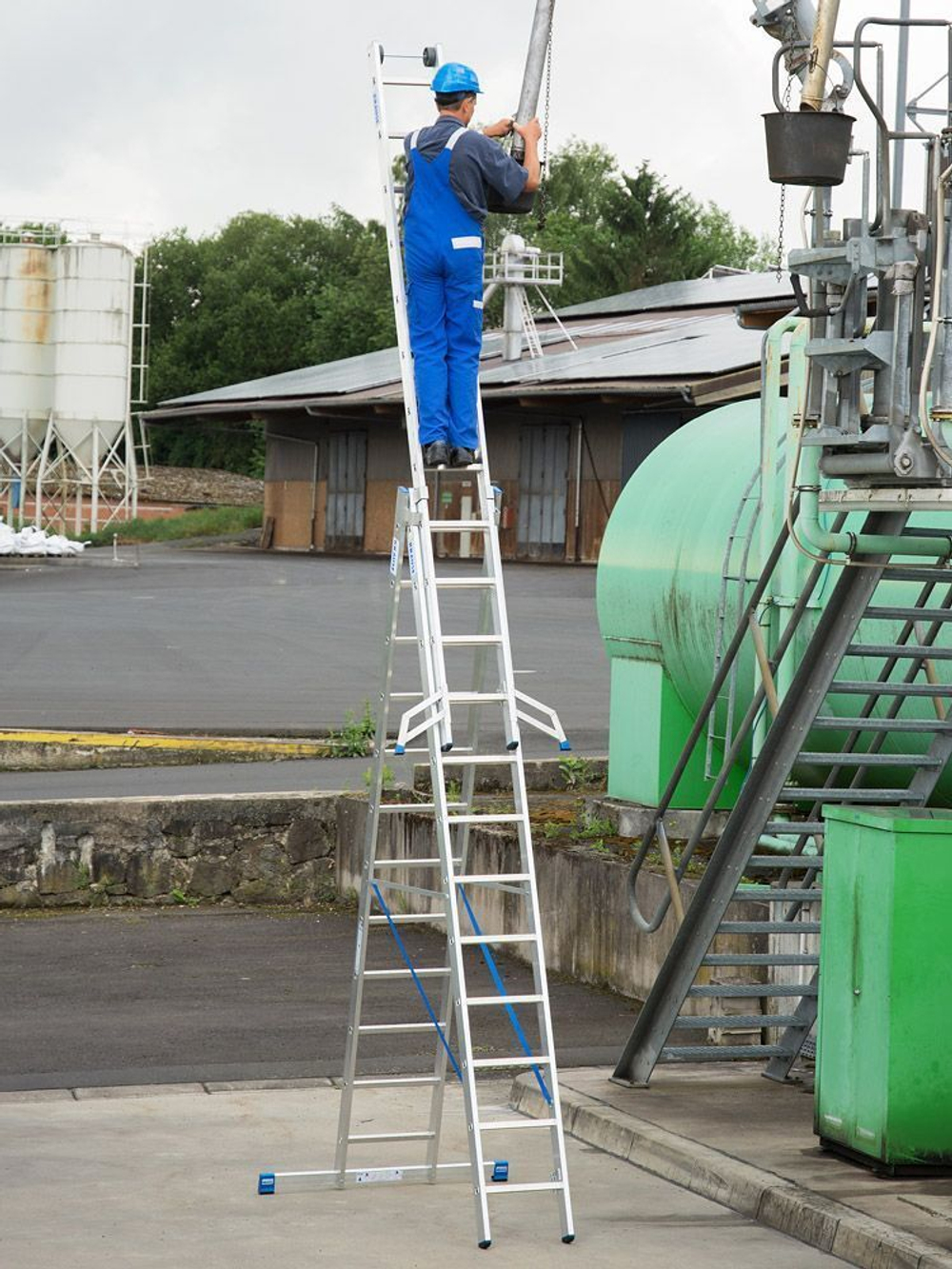 STABILO Универс. лестница из трёх частей, 3 х 9 перекладин (133755)
