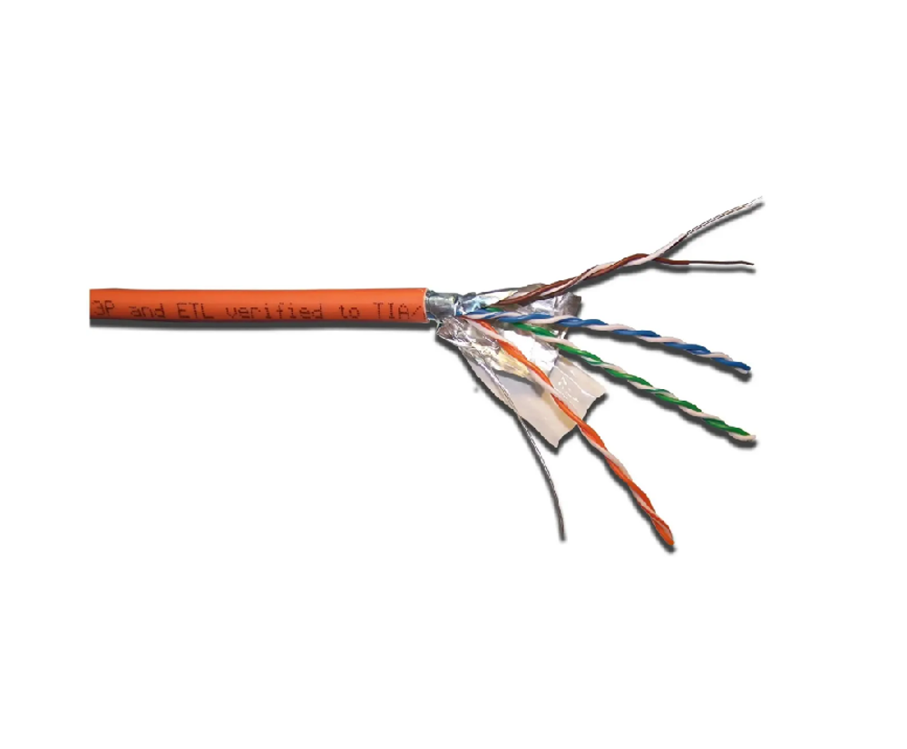 Кабель витая пара F/UTP 5e кат. 4 пары Lanmaster LAN-5EFTP-LSZH-OR
