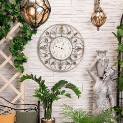 Часы настенные London Time малые Амбер