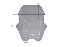 WRS Ветровое стекло Touring BMW C 400 X затемненное