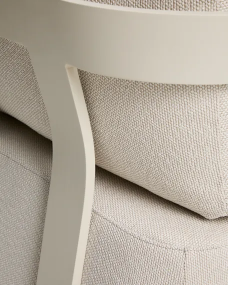 Уличное кресло Tamaris из алюминия цвета экрю