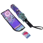 Зонт женский полуавтомат «Фиора», микс 6 цветов, 8 спиц, d-100см, длина в слож. виде 30см