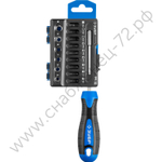 ЗУБР Отвертка-битодержатель с насадками (25216)