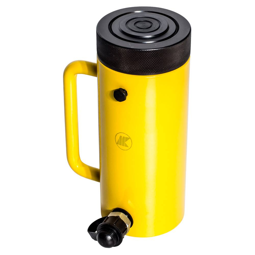 Домкрат грузовой Инстан с фиксирующей гайкой и пружинным возвратом штока ДГ200-100ПГ (200т, ход 100мм)