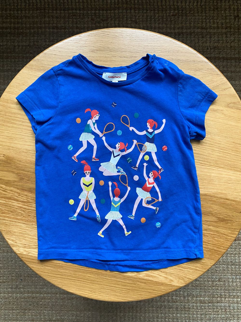 Хлопковая футболка Catimini, 98