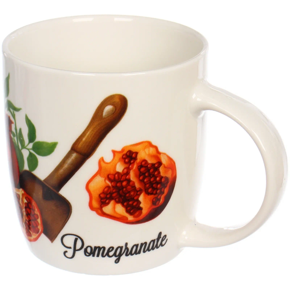 Кружка керамическая 330мл «Гранаты», микс рисунков