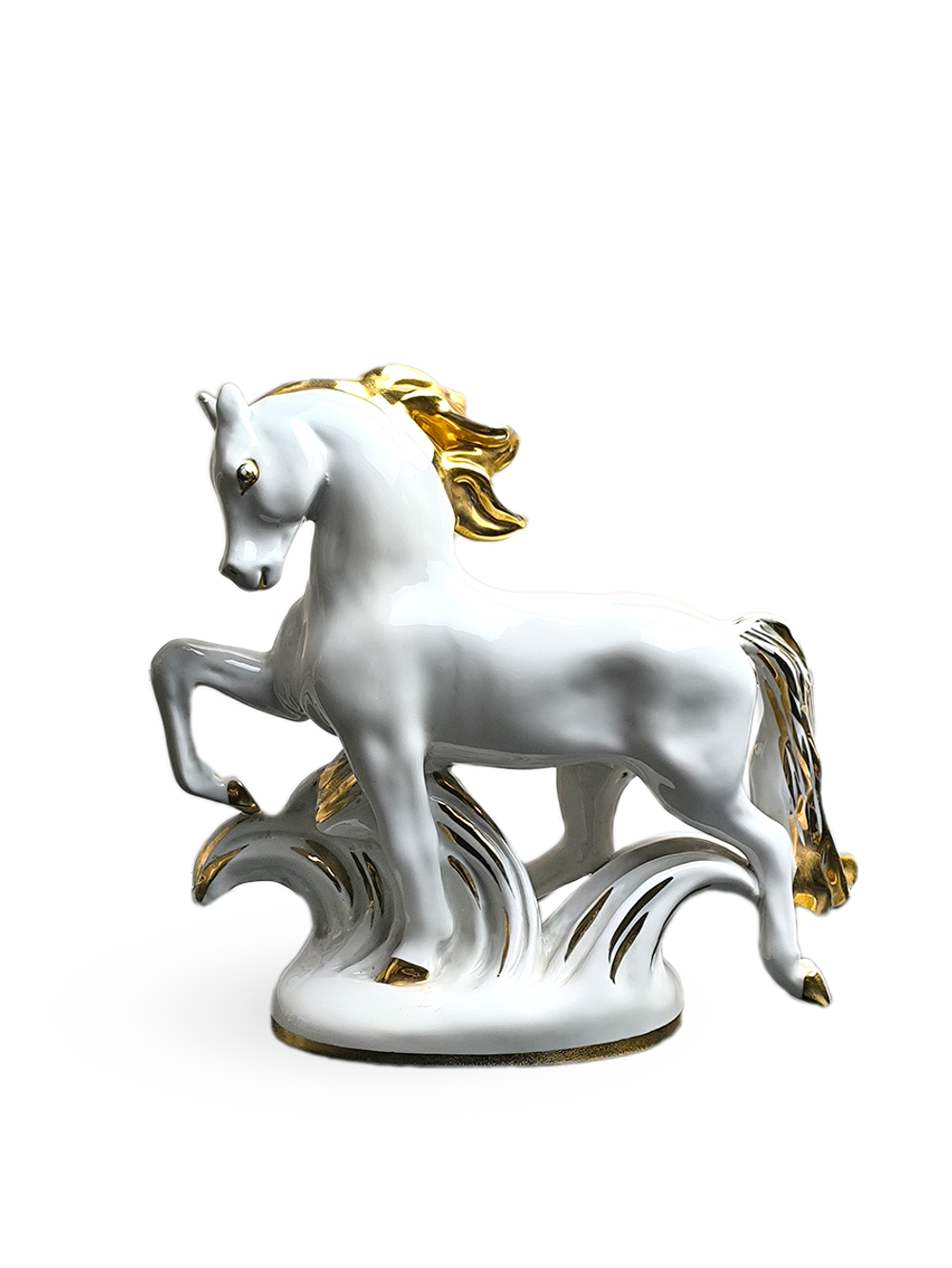 Фарфоровая статуэтка "Конь-огонь" ЛФЗ