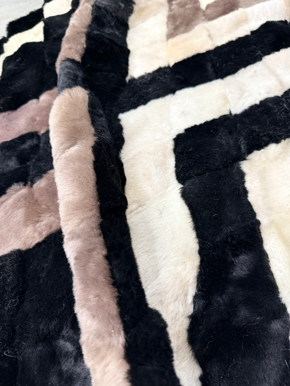 Покрывало меховое ковер из шкуры овчины