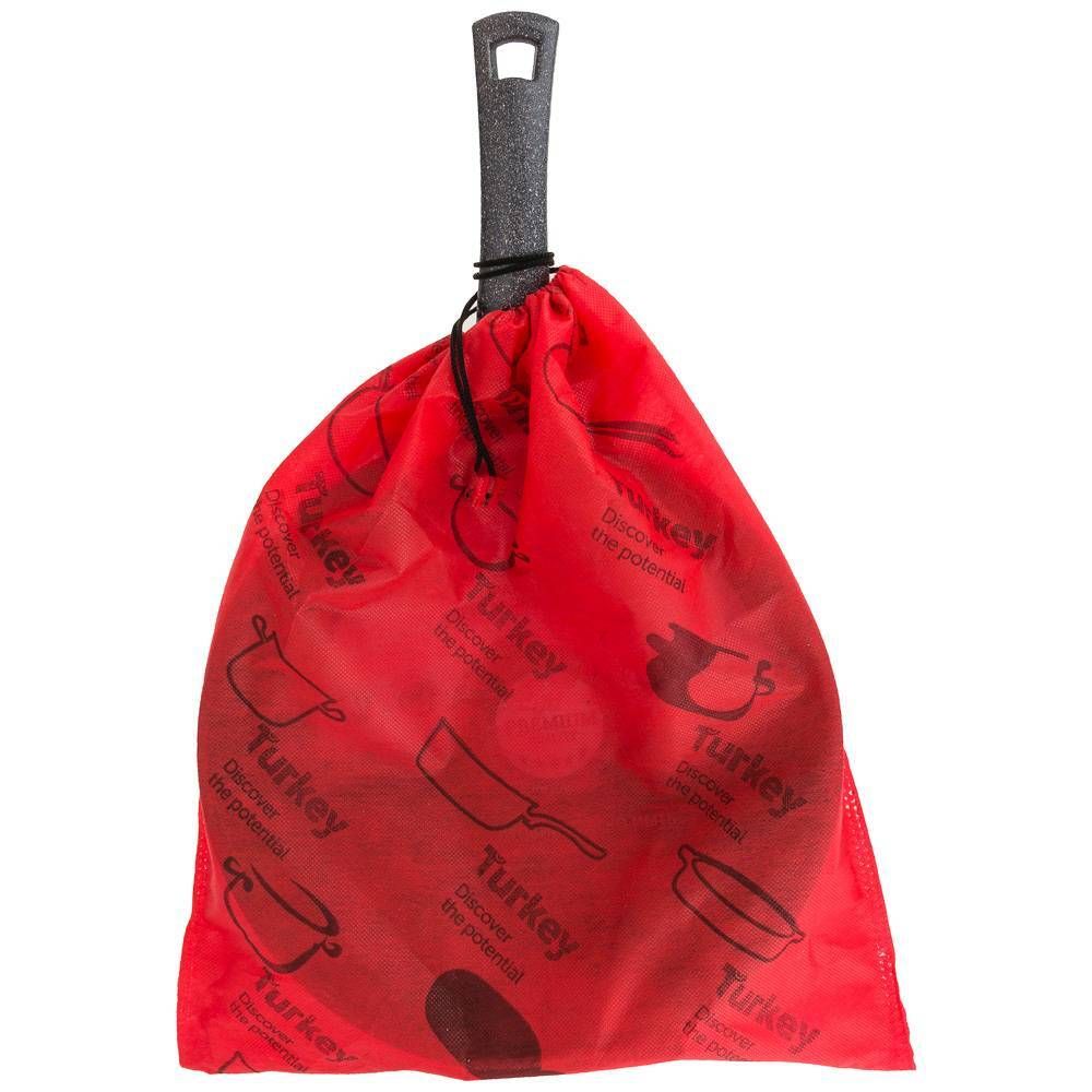 СКОВОРОДА AGNESS ГЛУБОКАЯ С АНТИПРИГАРНЫМ "МРАМОРНЫМ" ПОКРЫТИЕМ, СЕРИЯ GRANITE, 26Х6,5СМ