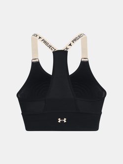 Топ Женский Under Armour Pjt Rock Infty Mid Bra-BLK