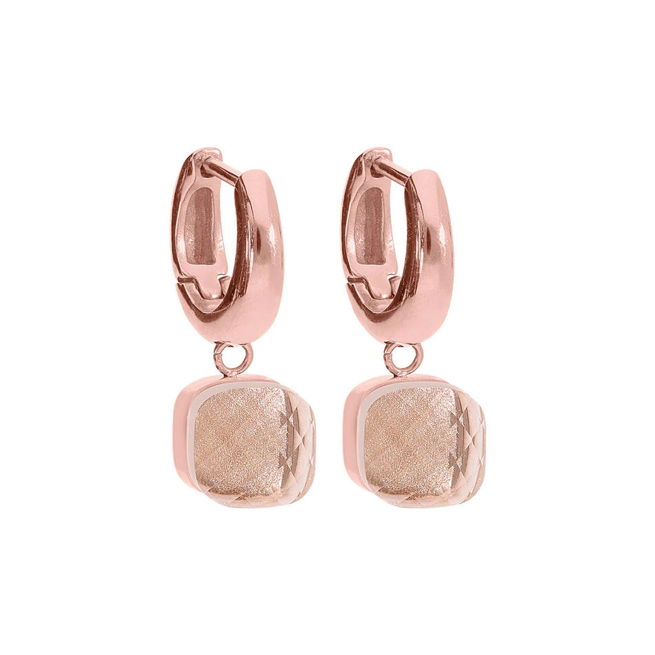 Серьги Qudo Firenze apricot 300383 R/RG