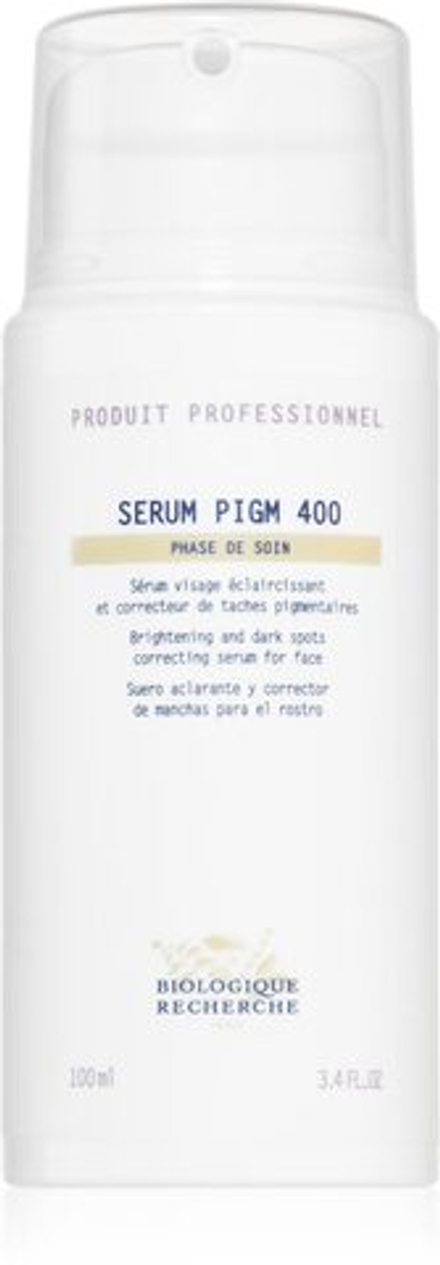 Biologique Recherche Serum PIGM 400 - осветляющая корректирующая сыворотка против обесцвечивания /   100  ml  / GTIN 3700693203869