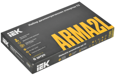 ARMA2L 5 Набор отверток диэлектрических Т2 6шт IEK