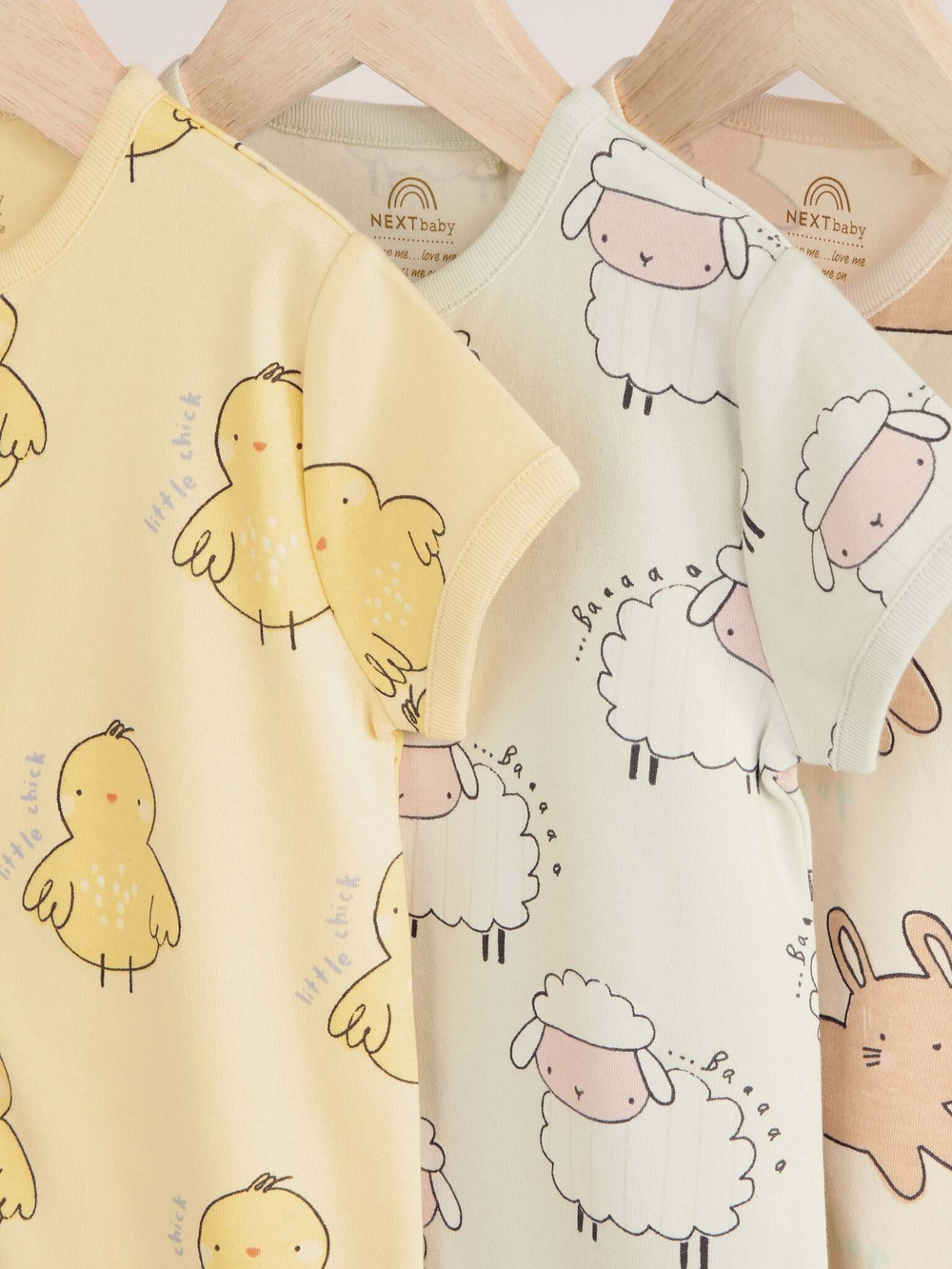 Песочник для малышей Next E63-879, 3 шт., Светло-желтый, Мятный