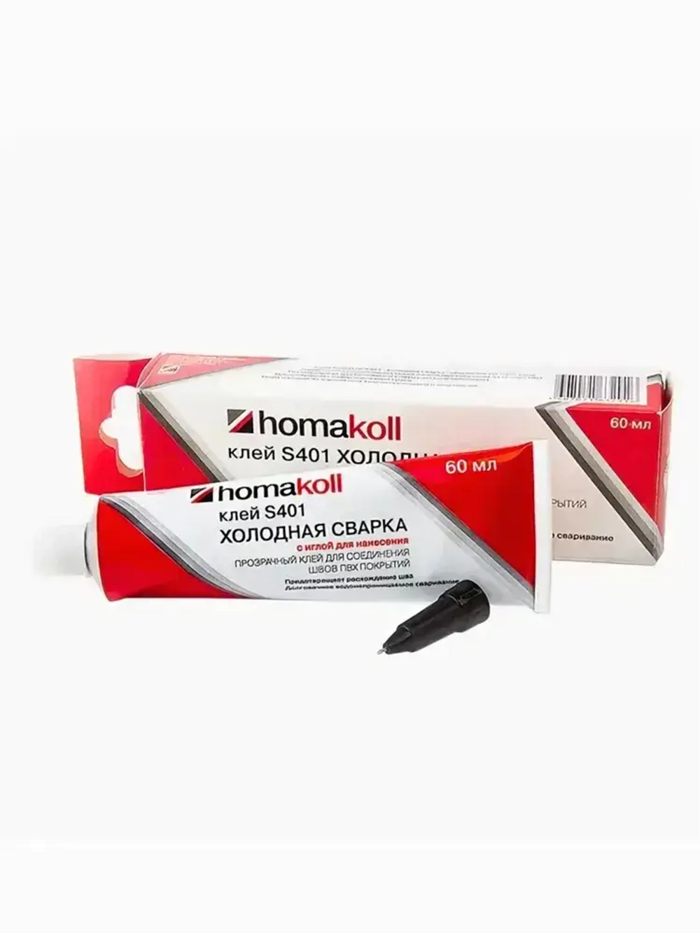 Клей для линолеума холодная сварка Homakoll S401 с иглой для стыков напольных ПВХ-покрытий
