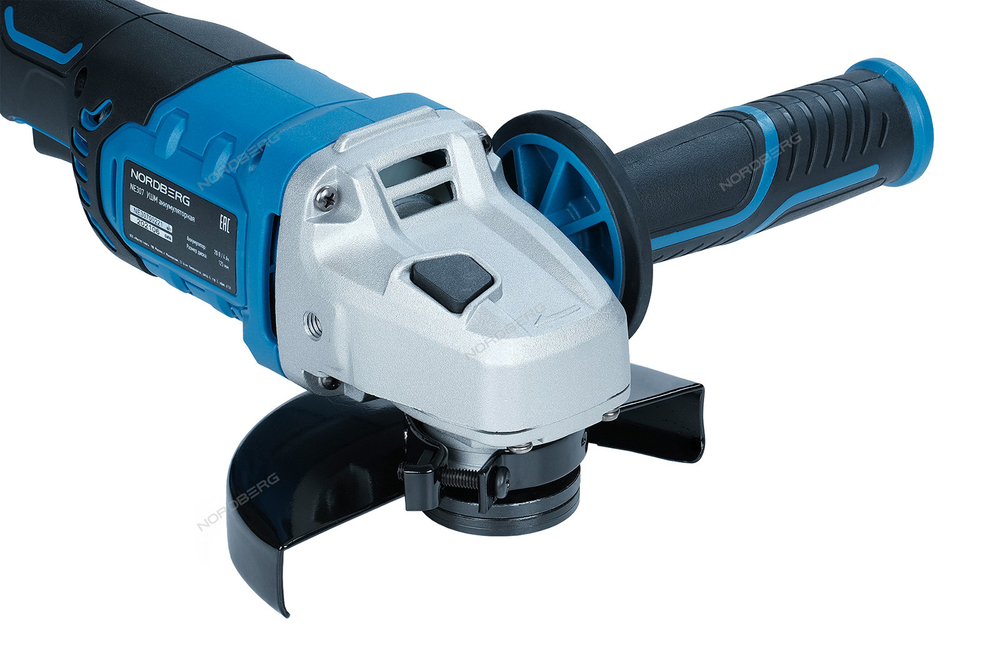 NORDBERG (NE307K) УШМ аккумуляторная, диаметр диска 125 мм, 20В, с акк. и зар. уст-вом