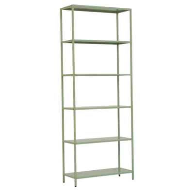 Стеллаж металлический 155х60х25, зеленый