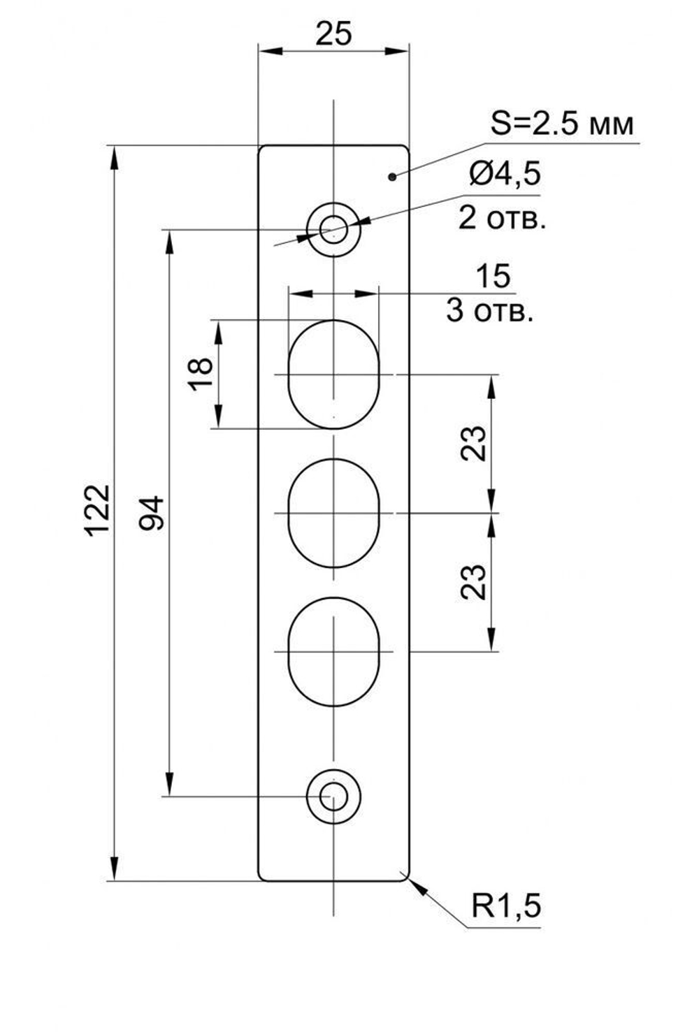 Замок BORDER ЗВ8-8Д/13 (КЦП-81).ЗП1.НП1-005.Ш.У1 70900