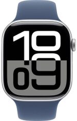 Смарт-часы Apple Watch Series 10 S/M 42 мм серебристый-синий