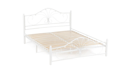 Кровать Форвард Прованс 140*200, белый шагрень