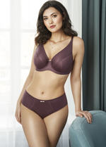 Бюстгальтер с полудублированной чашкой на тонком поролоне (Размер: 80D) (Цвет: синий)