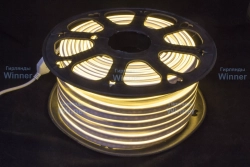 Гибкий Неон двухсторонний 7*15 мм., теплые белые LED лампы 120 шт на 1 м, бухта 50 м, Winner (052.50.15.120WW)