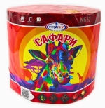 Батарея салютов Сафари (MB62) от Мегапир, 49 залпов, 25 мм