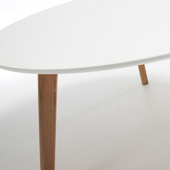 Журнальный столик Brick ø90 белый Испания