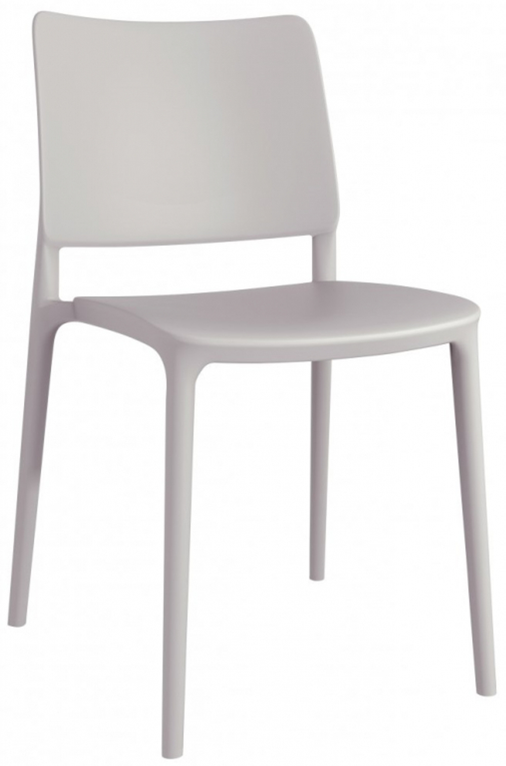 Стул пластиковый Papatya Joy-S, светло-серый