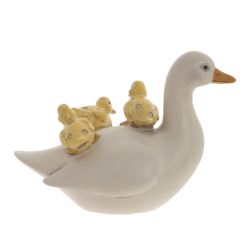GAEM Фигурка декоративная "Утка с утятами", L19 W10 H14 см