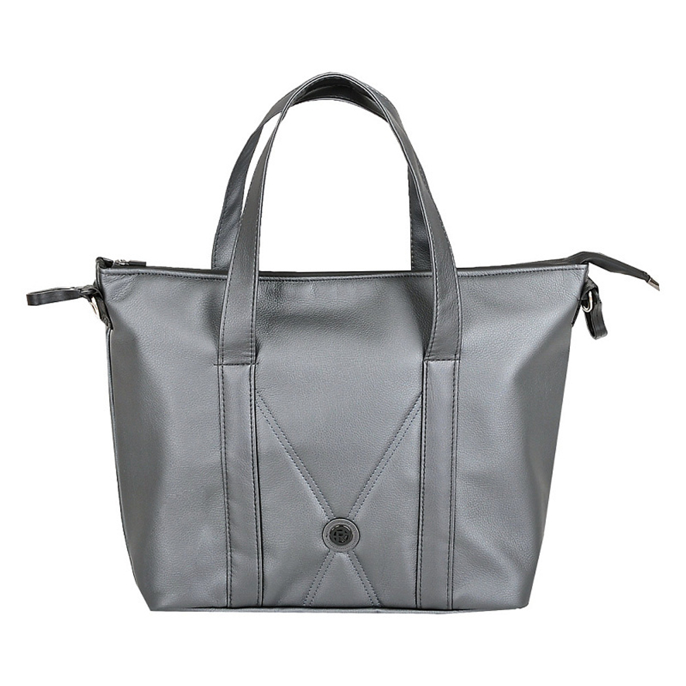 Детская коляска Roan Bass Next Кожа 2 в 1 RN083/1 Graphite Pearl